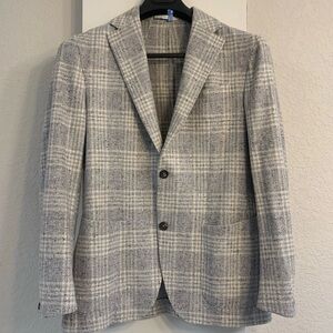 Eleventy Wool/Cashmere Platinum Blazer